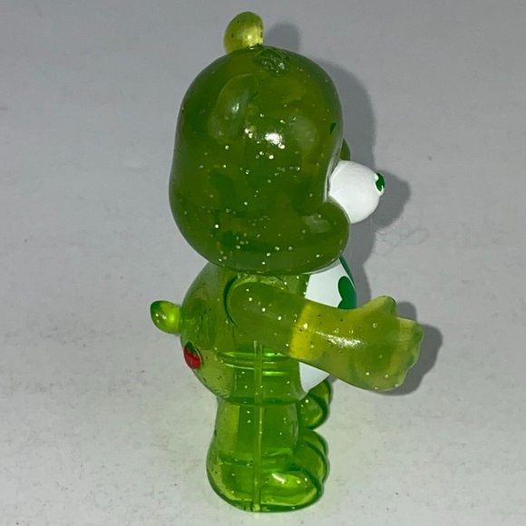 TCFC Green Good Luck Care Bear Shamrock 3" Character See Thru Kids Toy - Picture 3 of 4